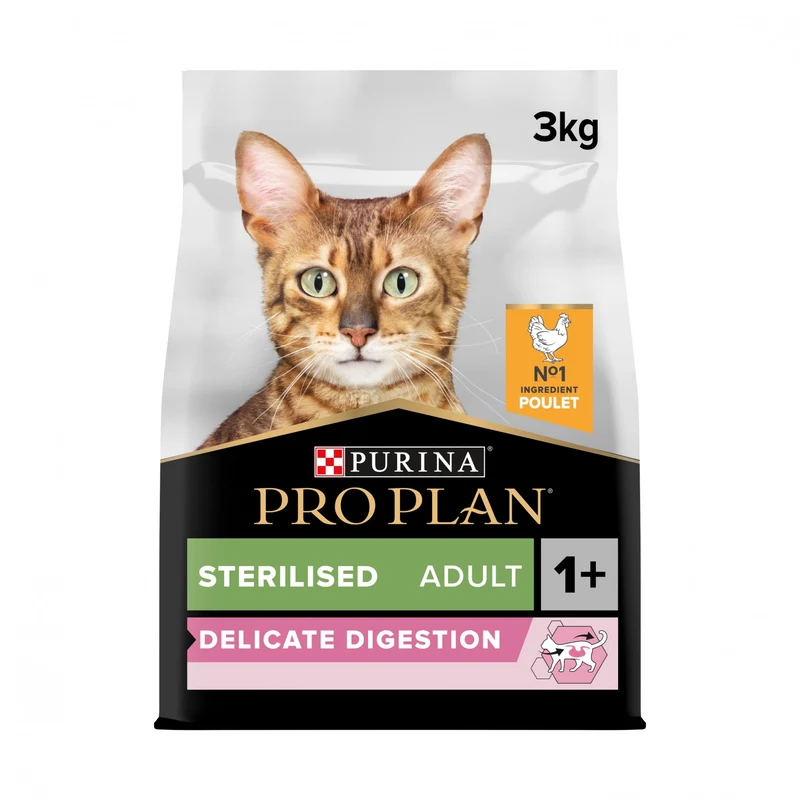Pro Plan Delicate Digestion Sterilised Adult au poulet - croquettes chat
