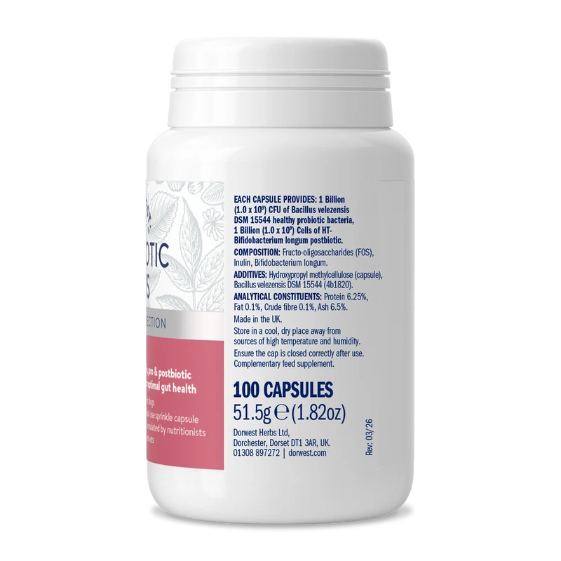 Probiotique pour chien Dorwest Probiotic Plus