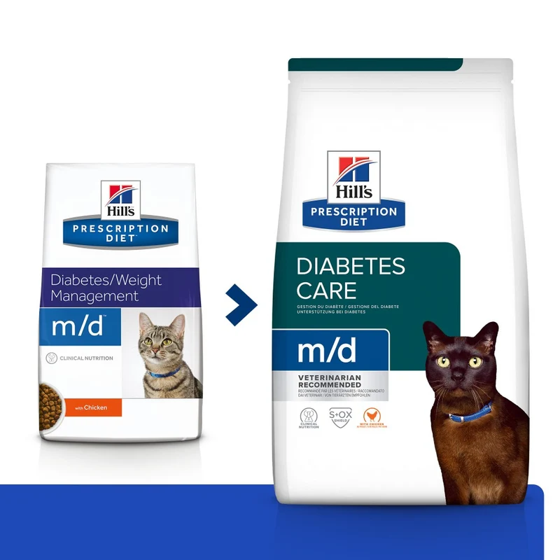 Hill's Prescription Diet m/d Diabetes Care au poulet - croquettes chat