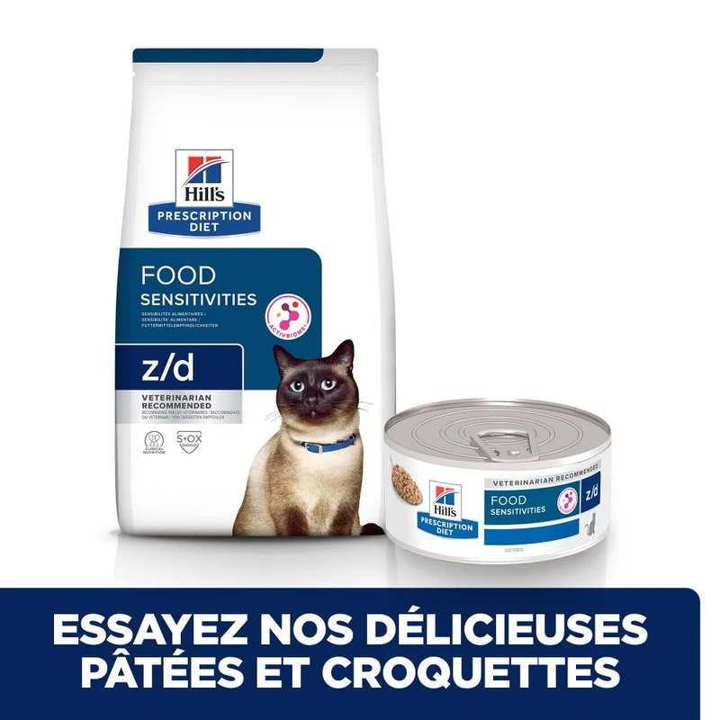 Hill's Prescription Diet z/d Food Sensitivities - croquettes chat