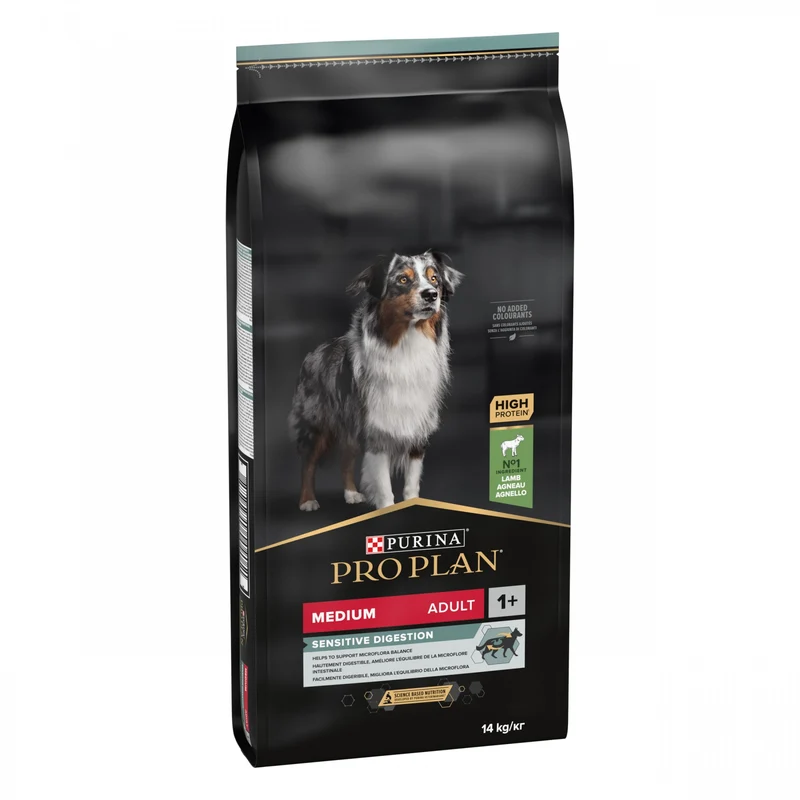 Pro Plan Sensitive Digestion Medium Adult à l'agneau - croquettes chien