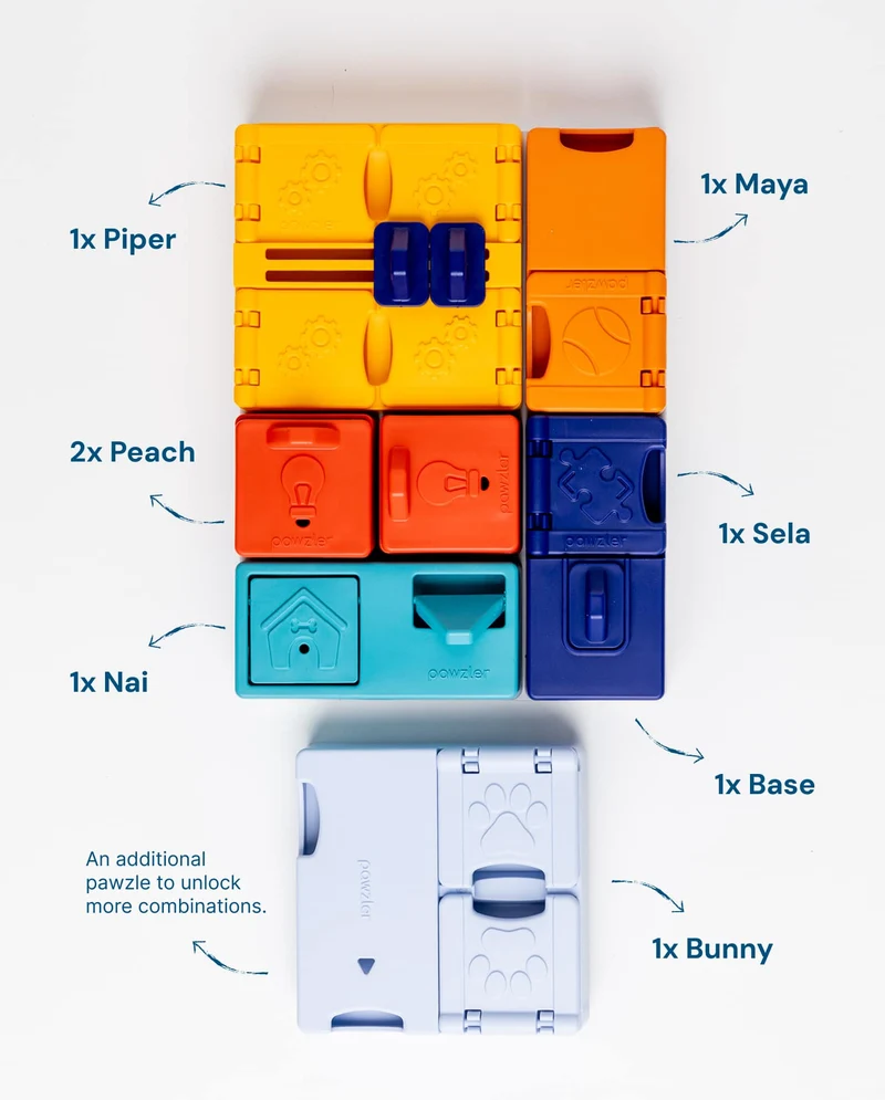Puzzle pour chien évolutif Genius Set Pawzler