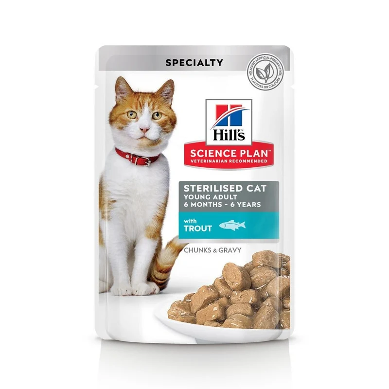 Hill's Science Plan Sterilised Adult en sachets - pâtée chat