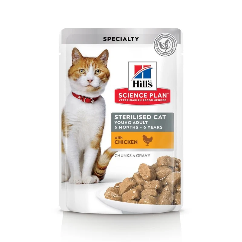 Hill's Science Plan Sterilised Adult en sachets - pâtée chat