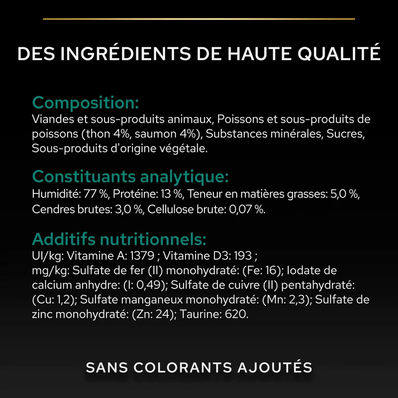 Pro Plan Sterilised thon et saumon - pâtée chat