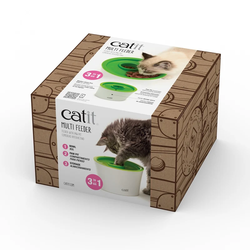 Distributeur d'aliments Multi Feeder chat
