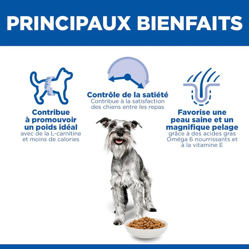 Hill's Science Plan Light Small & Mini Mature Adult 7+ au poulet - croquettes chien