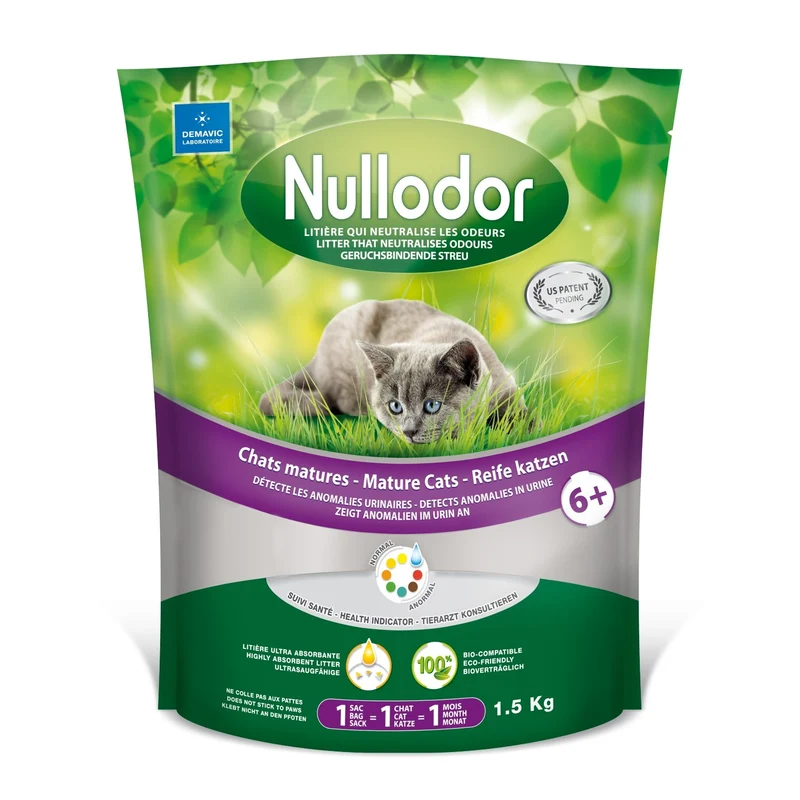 Litière Nullodor chats matures 6+