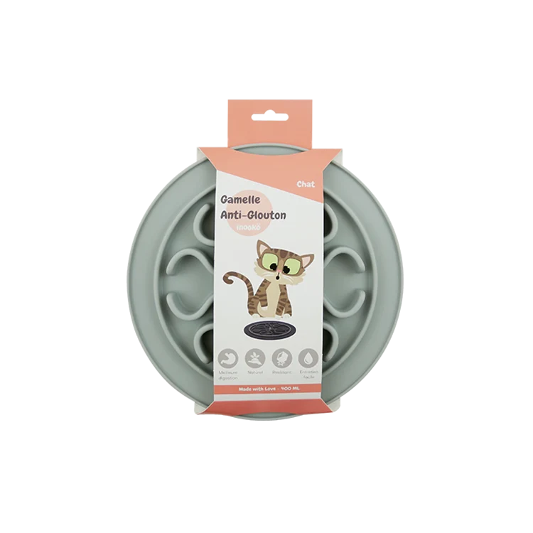 Gamelle anti-glouton chat