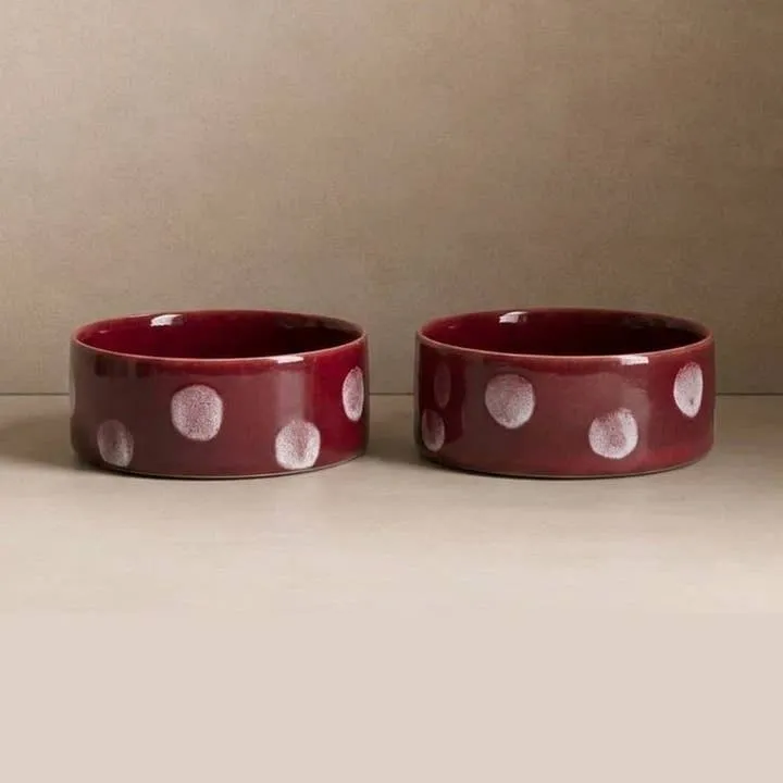 Gamelle en Grès pour Chien Pop Dots – Egg Back Home