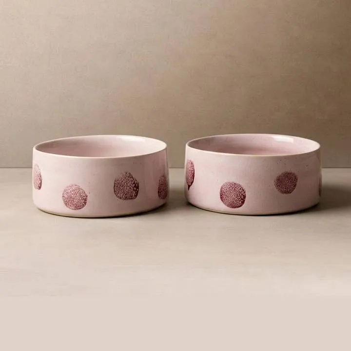 Gamelle en Grès pour Chien Pop Dots – Egg Back Home
