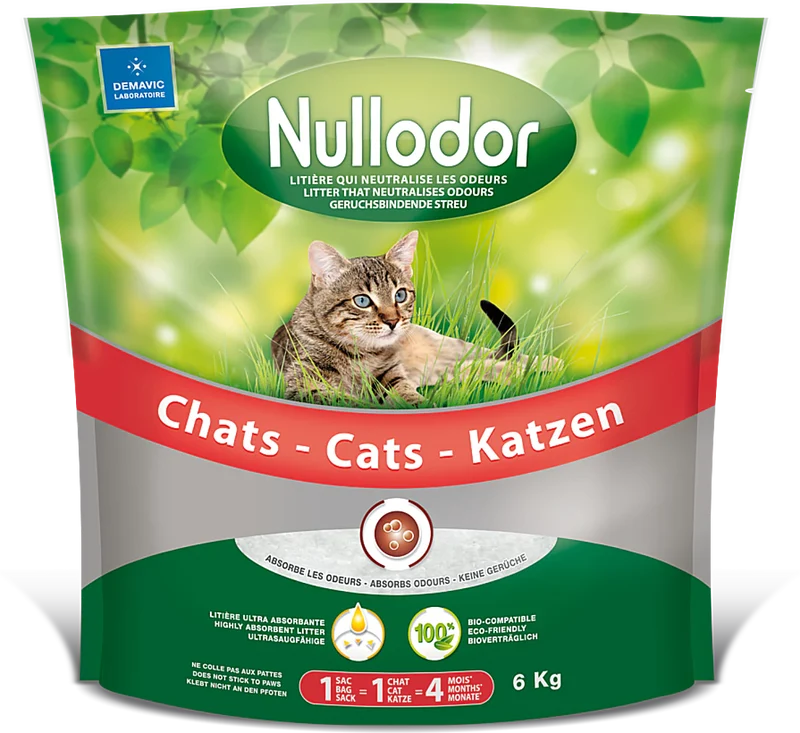 Litière Nullodor chat