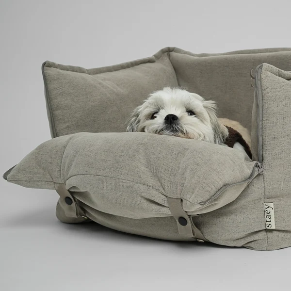 Panier de voiture pour chien 2-en-1 Fenja Dune – Staey