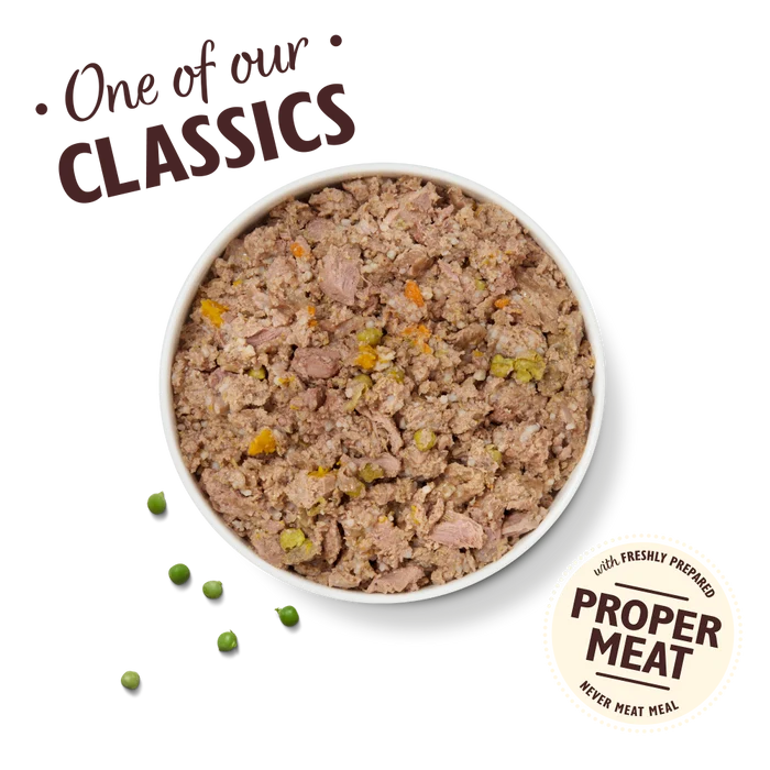 Repas complet pour chien au poulet et dinde