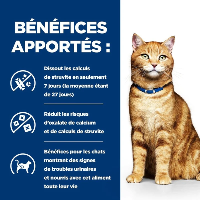 Hill's Prescription Diet c/d Urinary Care Multicare au poulet - croquettes chat