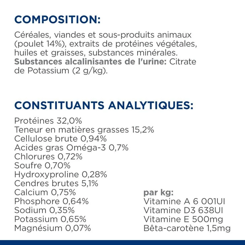 Hill's Prescription Diet c/d Urinary Care Multicare au poulet - croquettes chat