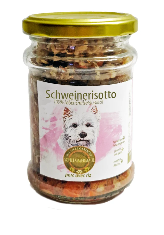 Pâté pour chien porc et riz
