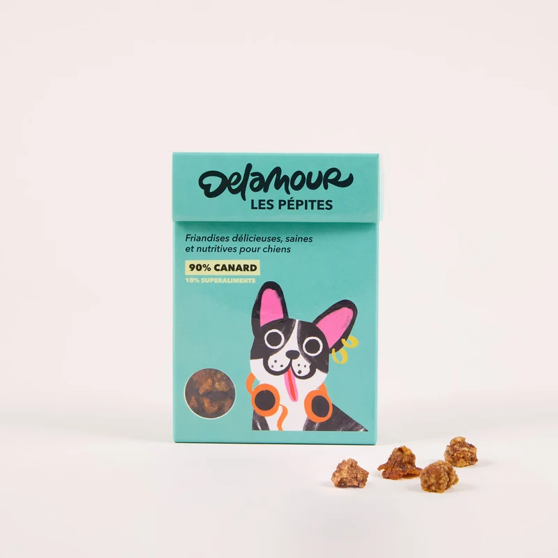 Pépites de friandises pour chien Delamour Paris