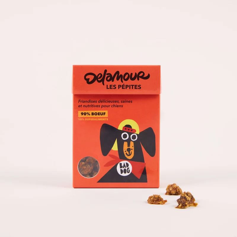 Pépites de friandises pour chien Delamour Paris
