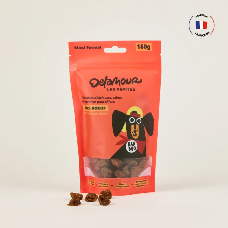 Pépites de friandises pour chien Delamour Paris