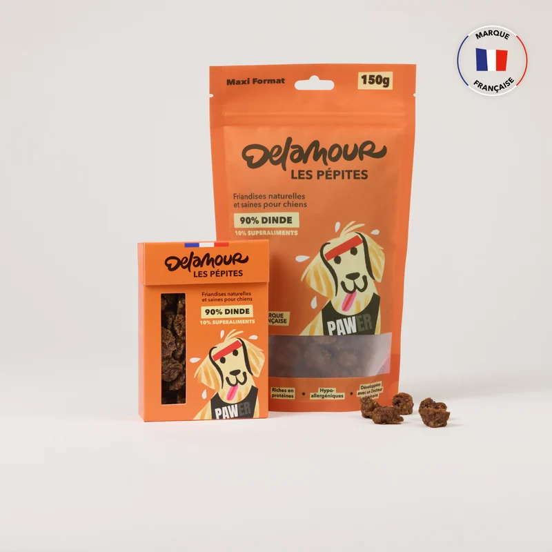 Pépites de friandises pour chien Delamour Paris