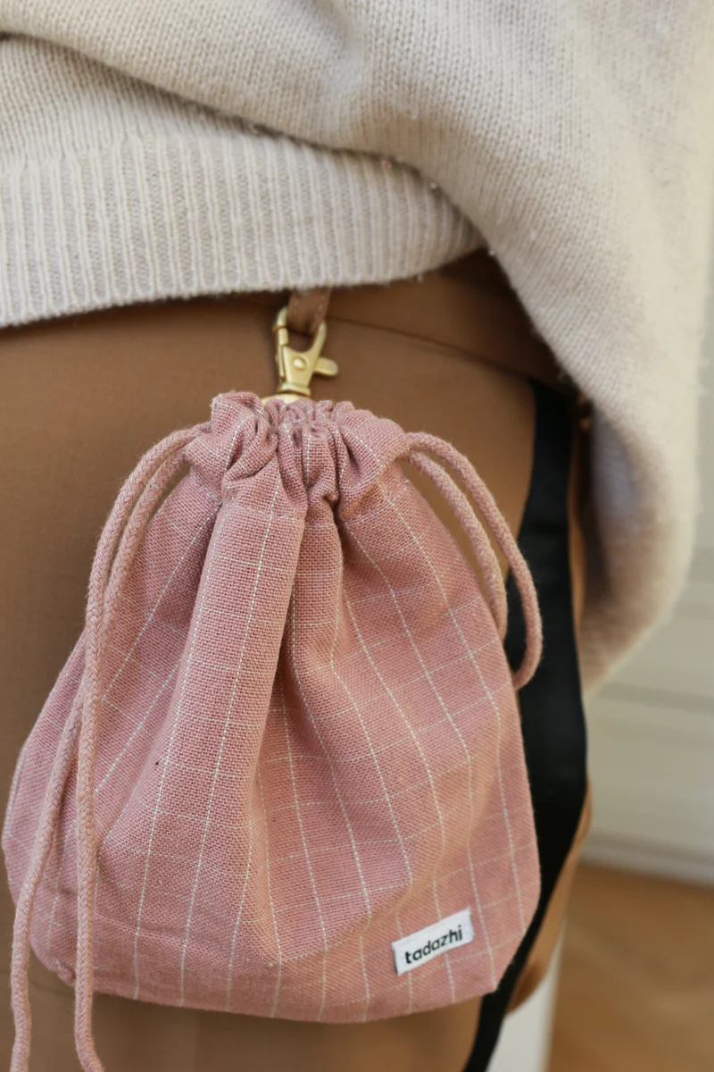 Sac à friandises pour chien en coton bio