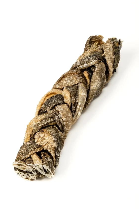 Tresse en peau de morue
