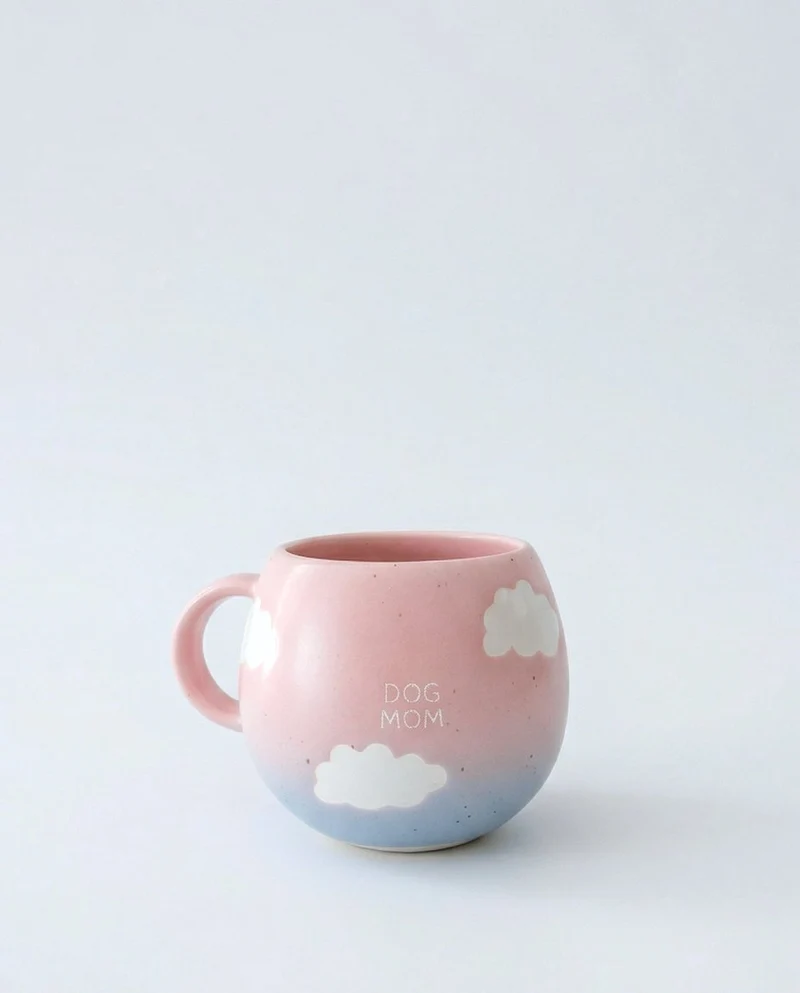Cloud Mix Sunset Collection Mug 250 ml Chien Maman & Papa Ensemble 2 Pièces