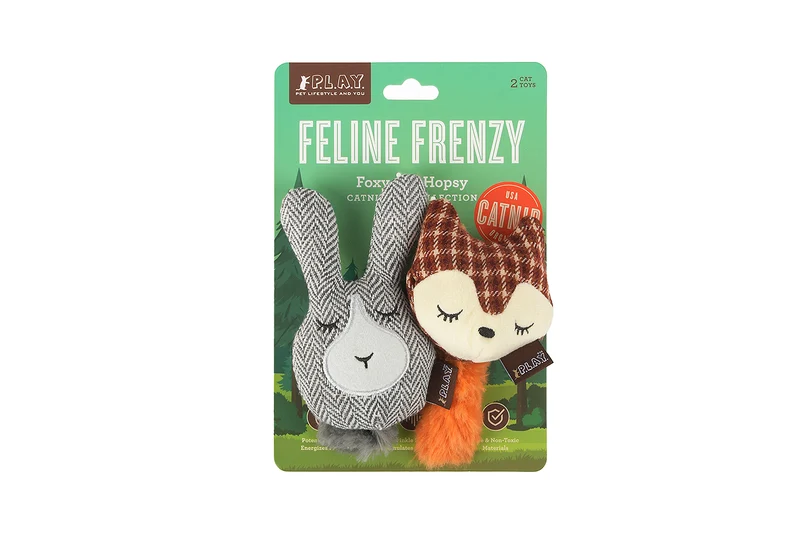 Feline Frenzy Fox & Bunny pour chat à la cataire