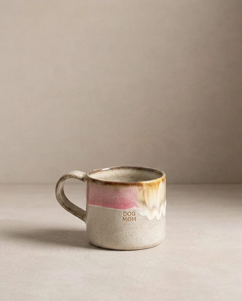 Melting Ice Cream Mug 360 ml Chien Maman & Papa Ensemble 2 Pièces