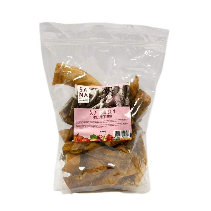 Cuir chevelu de boeuf pour chien