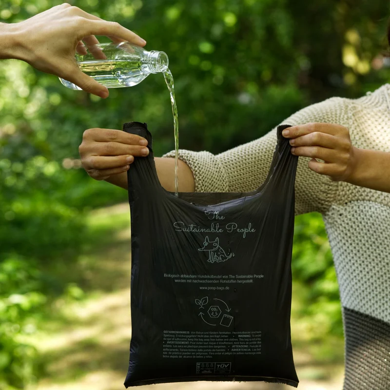 Distributeur de sacs d'hygiène biodégradables