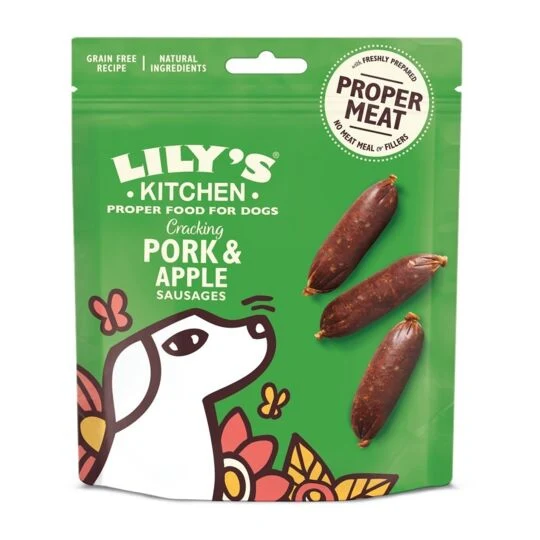 Saucisses de porc et pomme Lily's Kitchen