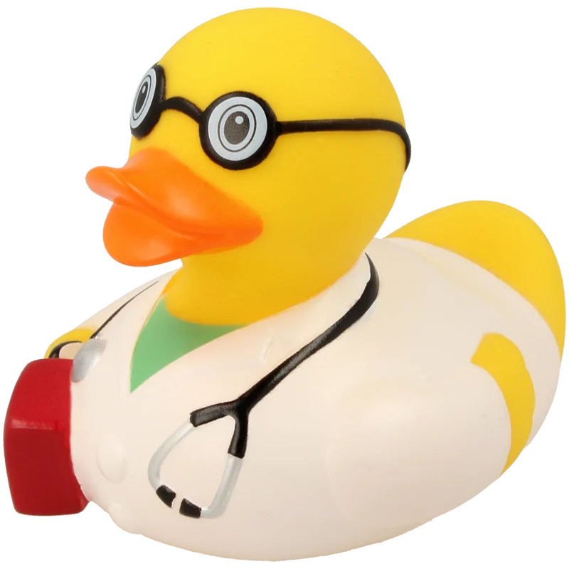 Duo de Canards Docteurs – Homme et Femme