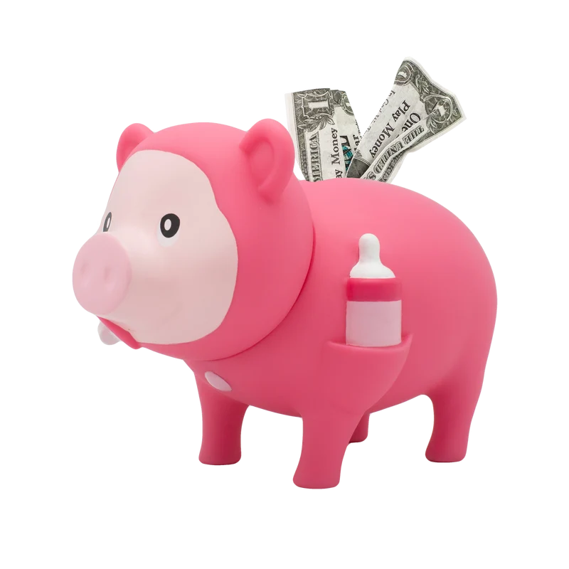 Duo de Tirelires Cochons Bébé – Fille Rose et Garçon Bleu