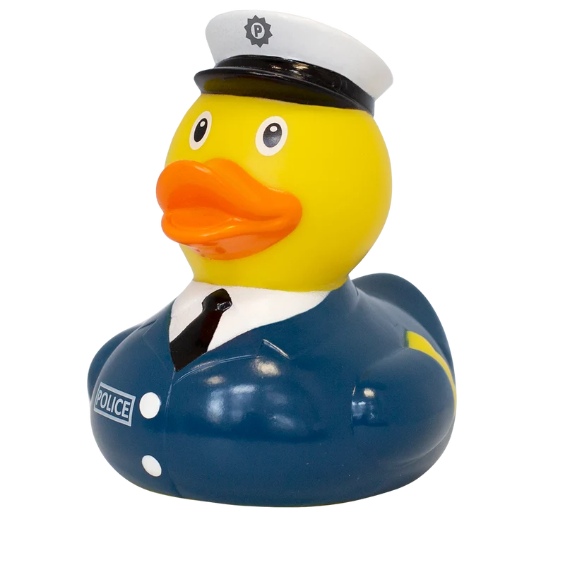 Duo de Canards Policiers – Homme et Femme