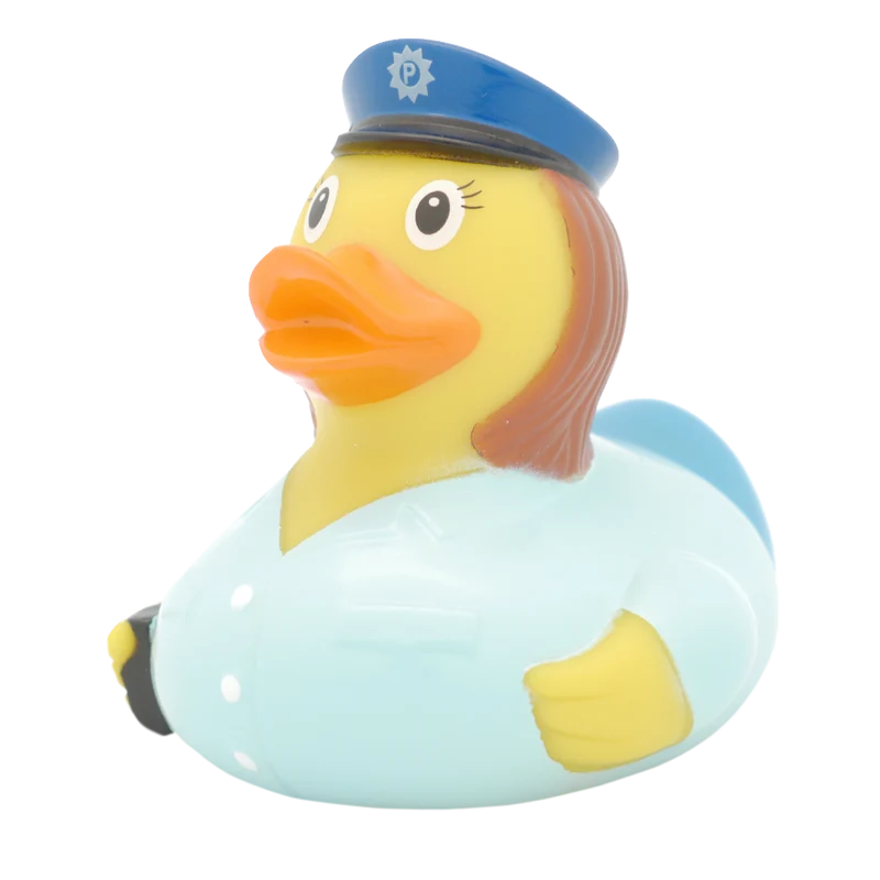 Duo de Canards Policiers – Homme et Femme