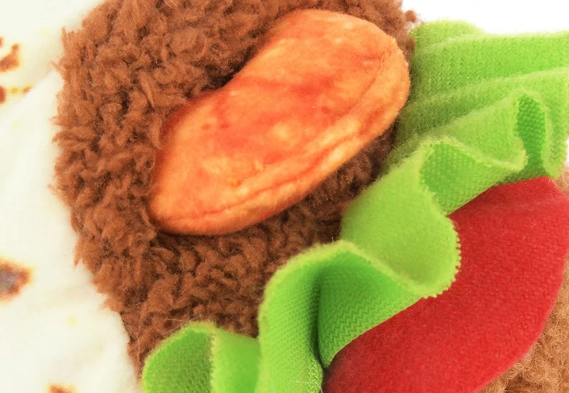 Peluche maxi pour chat burrito