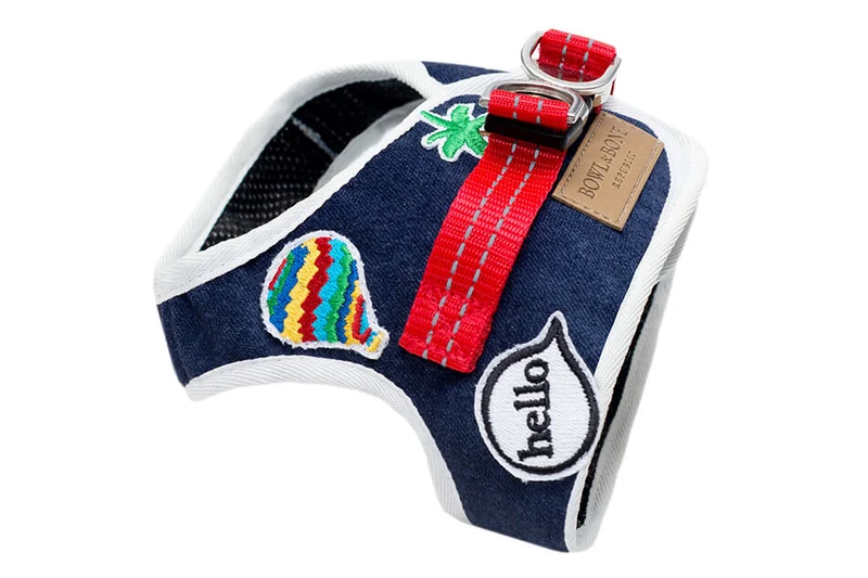 Harnais Denim avec laisse