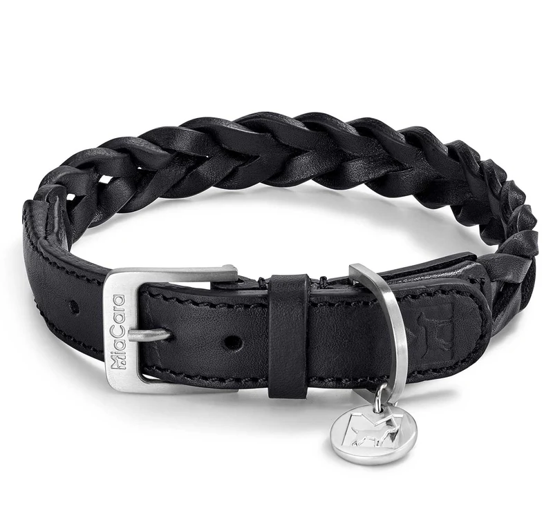 Collier en cuir pour chien Bergamo