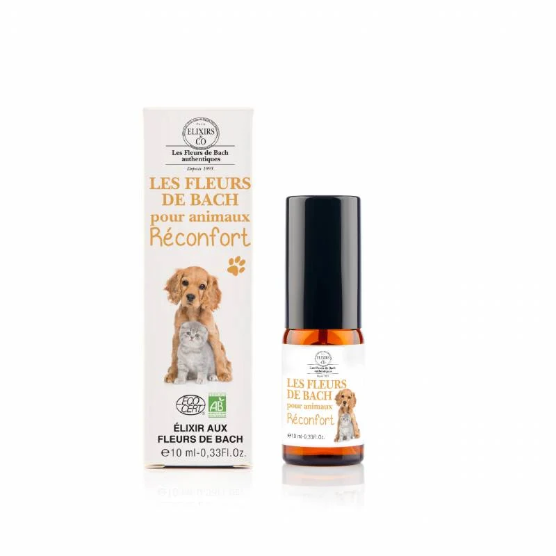 Élixir chiens et chats Réconfort Fleurs de Bach