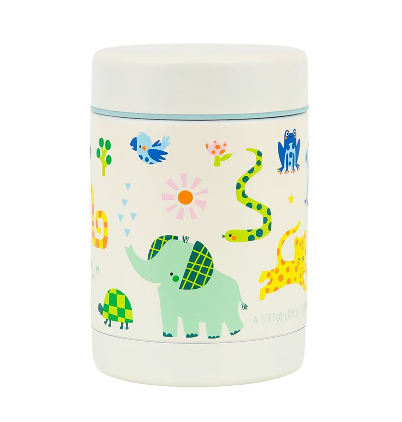 Pot alimentaire isotherme en inox - Jungle