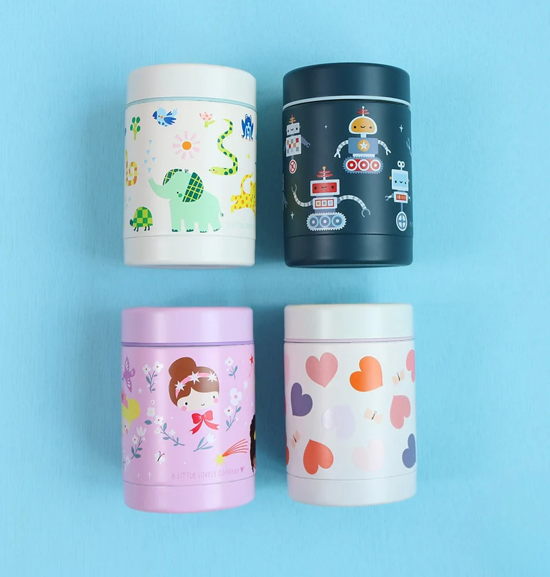 Pot alimentaire isotherme en inox - Jungle
