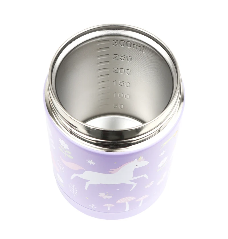 Pot alimentaire isotherme en inox - Unicorn Dreams