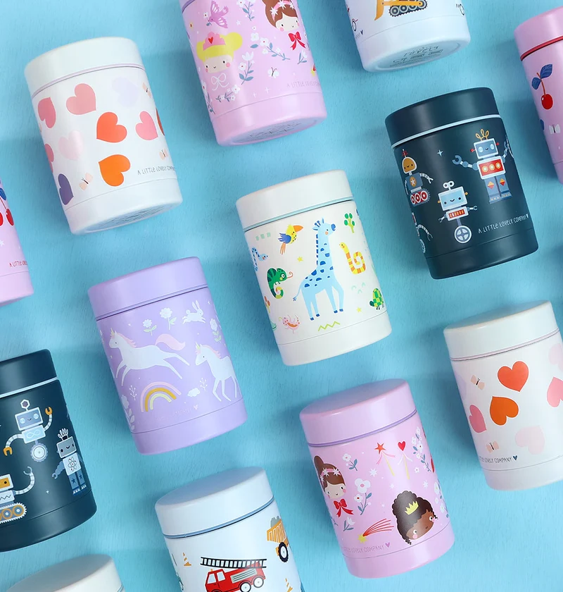Pot alimentaire isotherme en inox - Unicorn Dreams