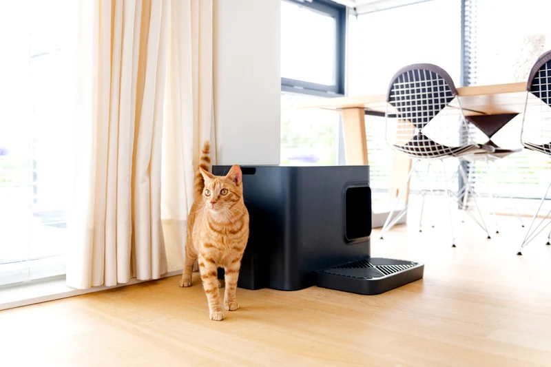 Bac à litière pour chat Hoopo Dome Plus