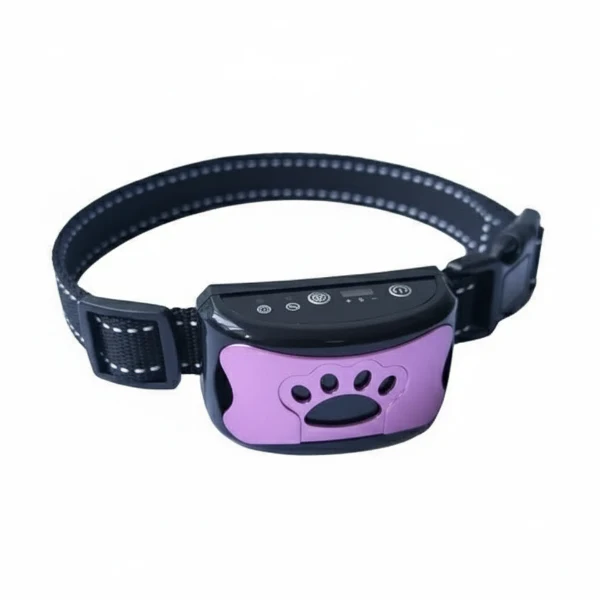 Collier anti-aboiement à ultrason rechargeable pour chien – solution douce et sécurisée