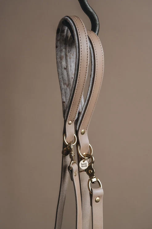 Laisse pour chien en cuir Hitch Band & Roll