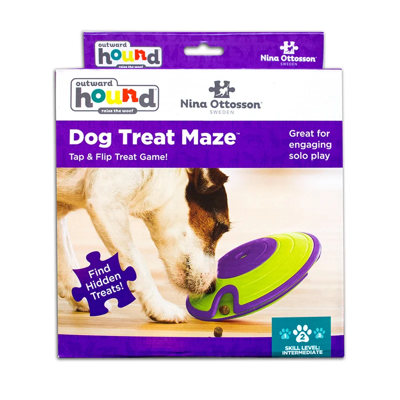 Jouet de stimulation Labyrinthe TREAT MAZE pour chat et chien Niv.2