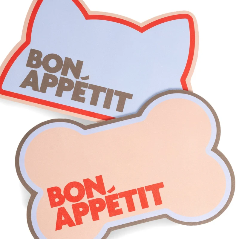 Tapis Absorbant Bon Appétit pour Gamelle de Chat
